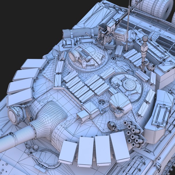 russian soviet battle tank 3d max - Russian Soviet Battle Tank T-90M Vladimir... by dimosbarbos